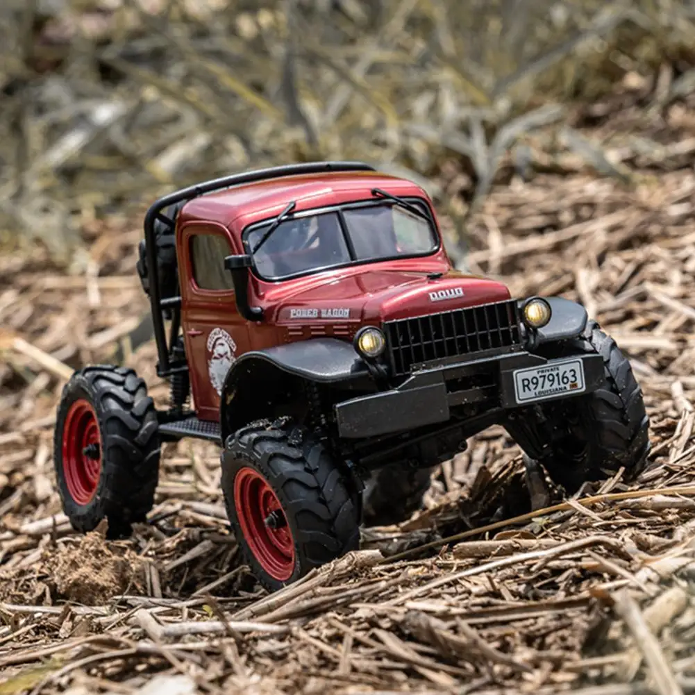 FMS 1:24 POWER WAGON FCX24 RC Crawler Model Buggy Car 4WD Vehicle Truck For Sandland Desert Dirt Road for Men Boys  1/24 Toys 5