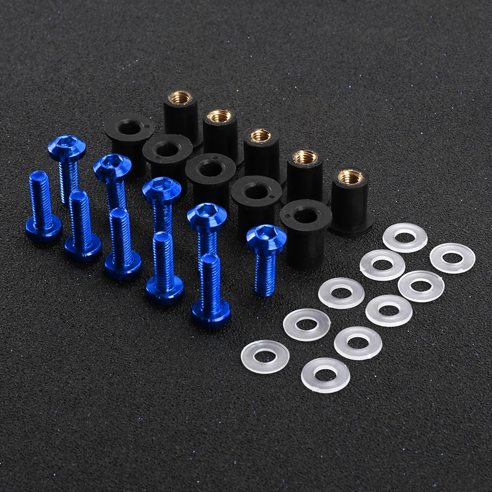 Fastener Nuts Windscreen Windshield Screw Mounting Bolts Motorcycle FOR ...