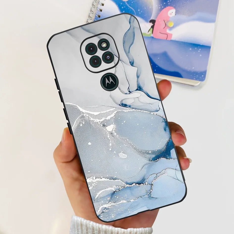 Elegant Flower Soft Silicone Case - Motorola Moto G9 Series