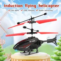 Mini Gesture Sensing Flying Remote Control Aircraft Toys 2 Channel RC Helicopters Interactive Outdoor Gifts 1