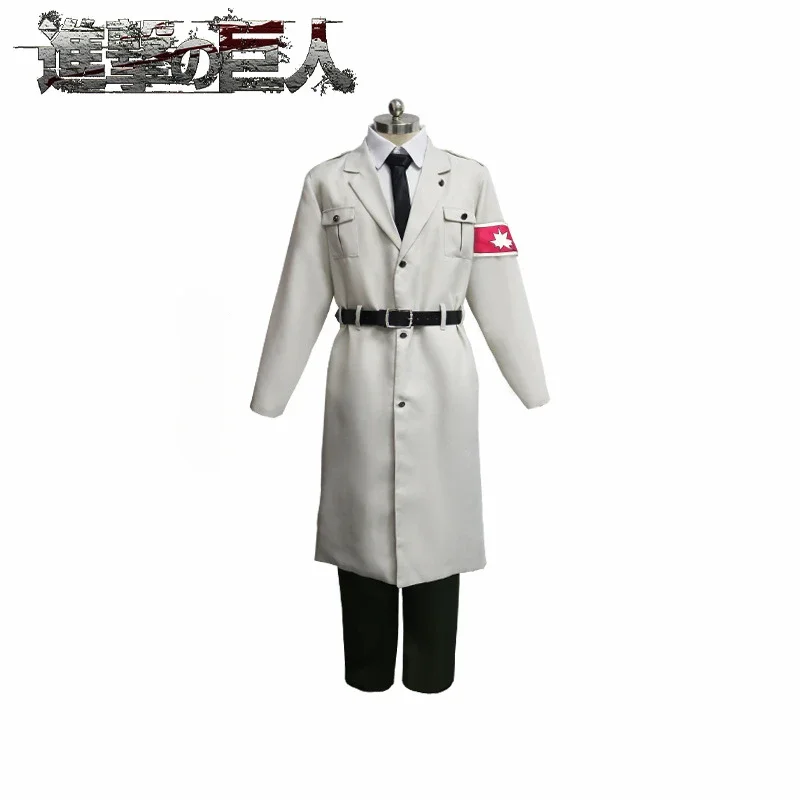 

Anime Attack on Titan Final Season Jacket Aldians Rainer Jacket Shingeki No Kyojin Jacket Marley Military Trench Cosplay Costume