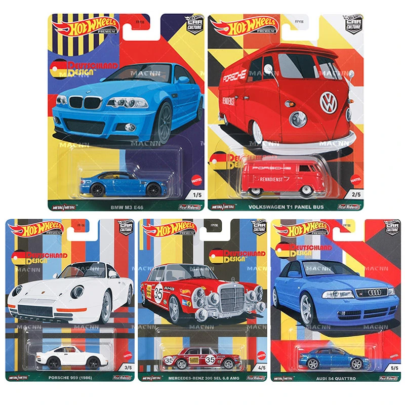 Hot Wheels 1:64 Premium Car Culture 2022 "Auto Strasse" Set Of 5, FPY86-957Q - Foto 10