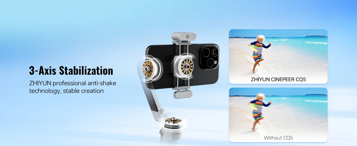 Zhiyun Cinepeer CQ5 Voice Control Gimbal description image 12