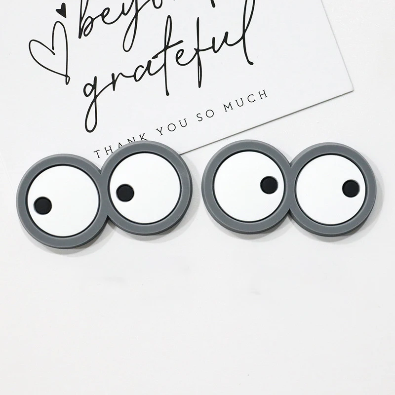 1/3/5/10PCS Water Bottle Eye Stickers Creative Cartoon Silicone PVC Small Eye Patch Cup Sticker DIY Decoration Accessories
