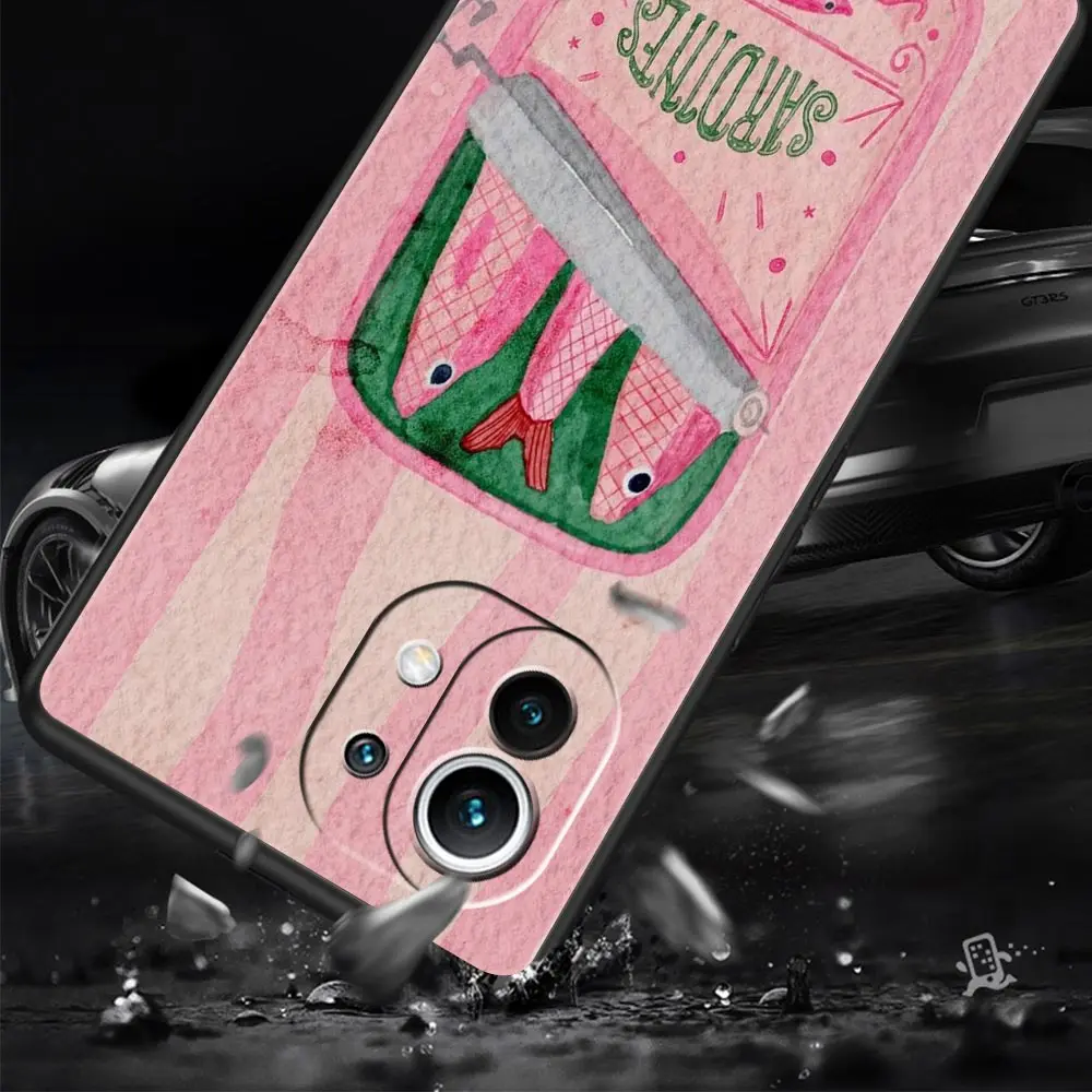 Funny Fish Sardines Laser Soft TPU Phone Case Cover