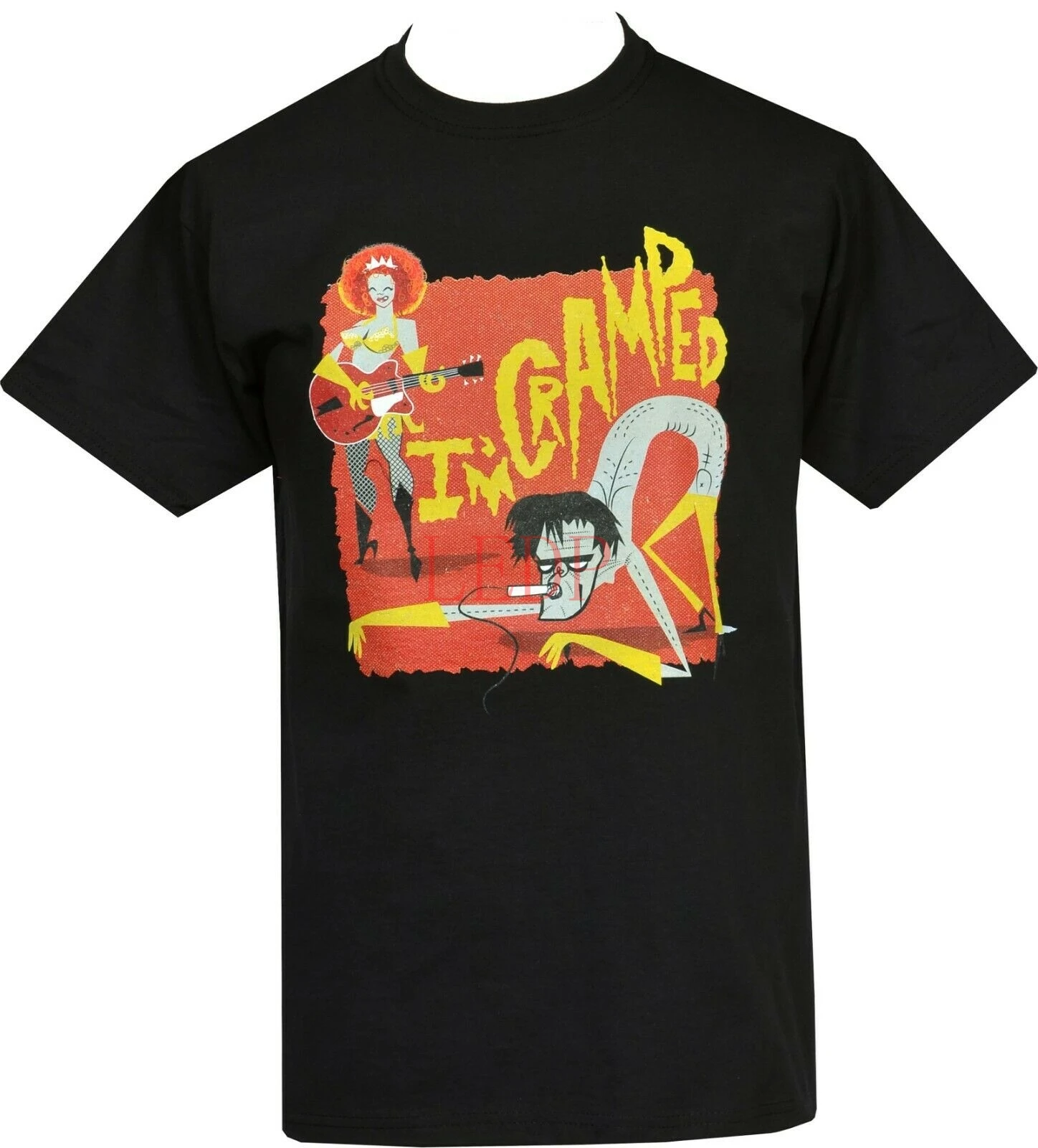 The Crystals T-Shirt Da Uomo Lux Interior Poison Ivy Sensobilly Garage Punk Lowbrow