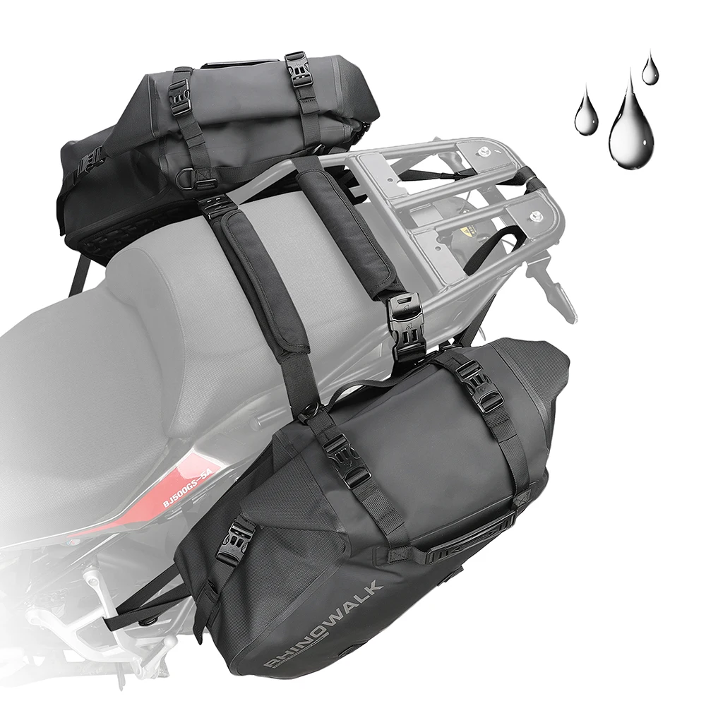 Rhinowalk Motorrad Tasche Wasserdicht Schwanz Hinten Tasche Moto