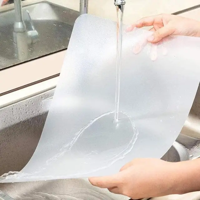 Juego De 10 Manteles Individuales De PVC Lavables - 30x45 Cm, Resistentes Al Calor Y Antideslizantes, Color Negro