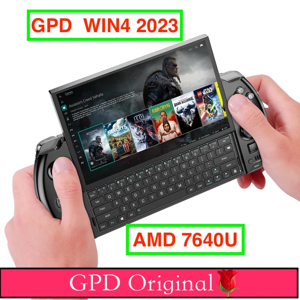 All'Ingrosso Gpd Win4 2023 Amd 7640U 6 Pollici Touch Screen Portatile Mini Pc Laptop Game Player Console Gaming Pc