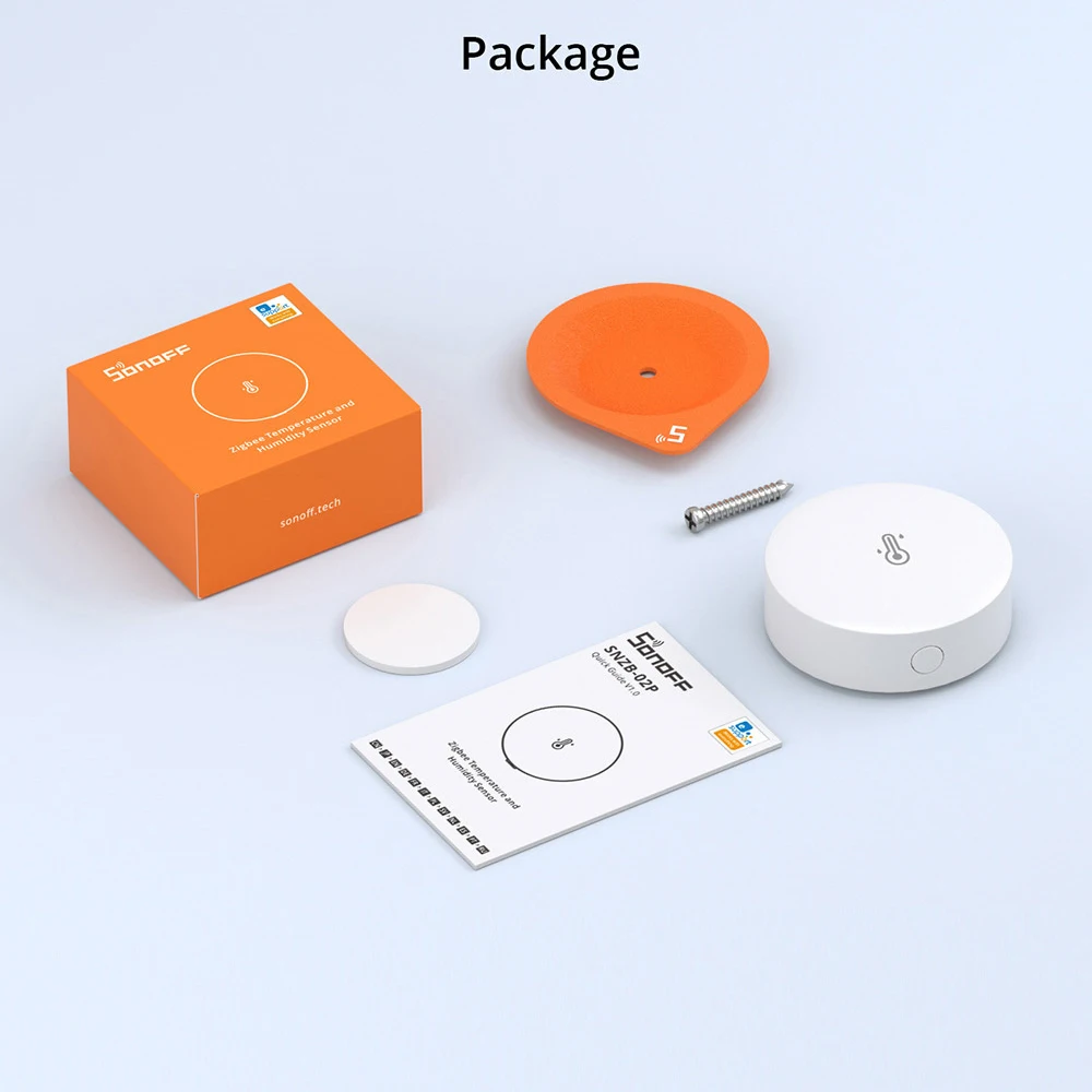 1-10 Pcs SONOFF SNZB-02 Pro Zigbee Temperature Humidity Sensor Smart Home Real-Time Sync Work Via eWeLink voice For Google Home