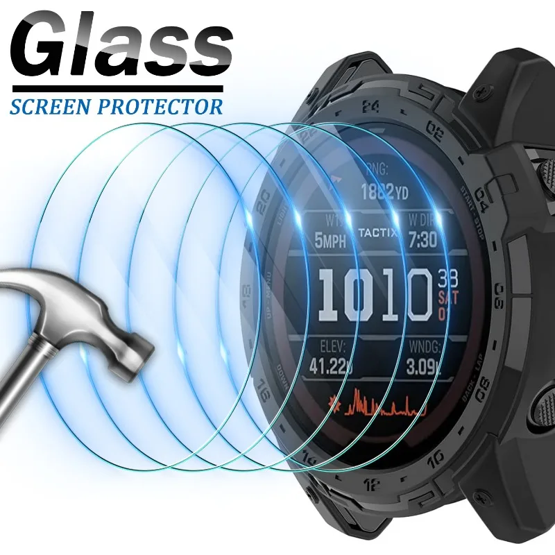 

Защита экрана для Garmin тактическая 7 Amoled HD закаленная стеклянная пленка для Garmin защитный чехол тактическая Защитная пленка для часов AMOLED smart