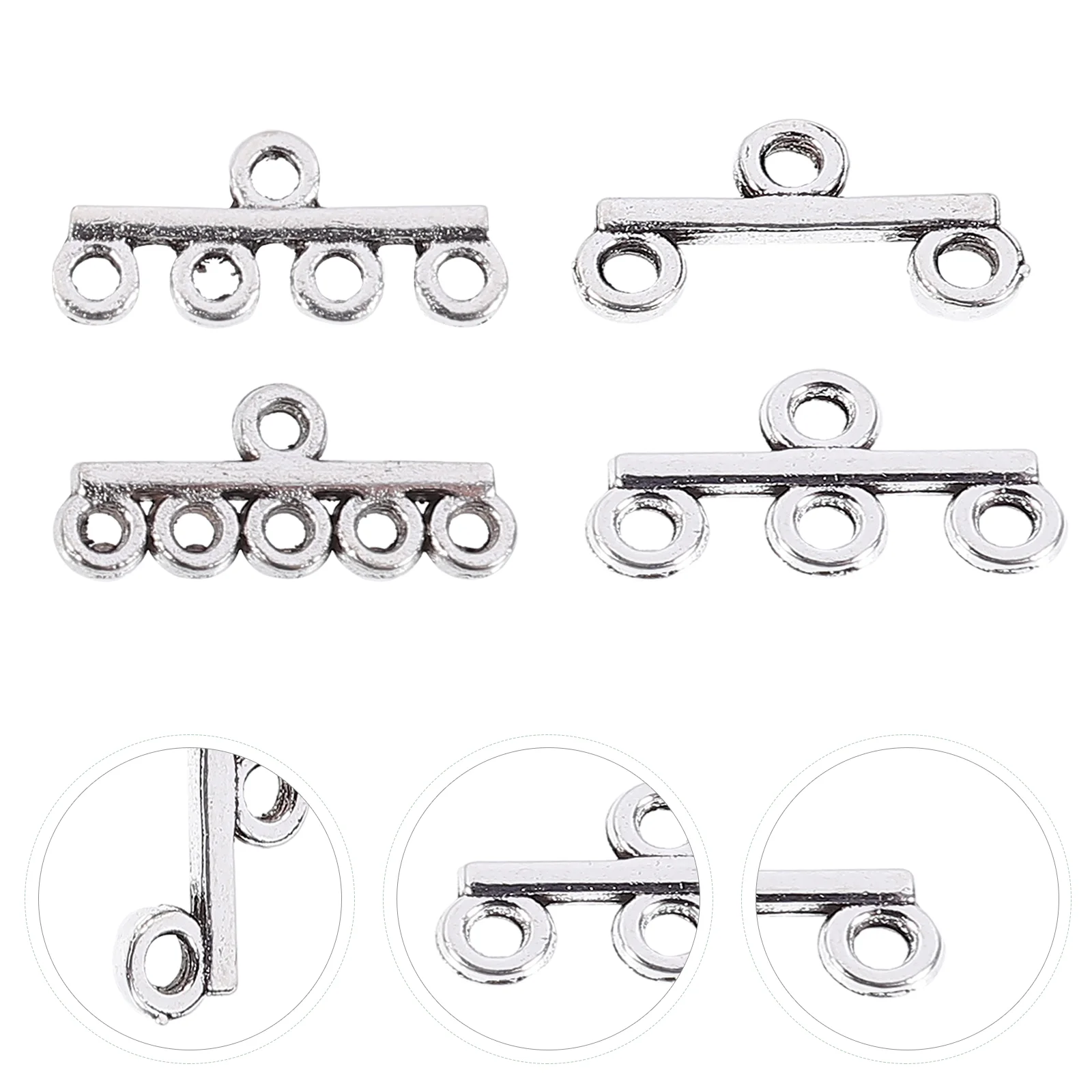 

40 Pcs Jewelry Bracelet Buckle Jewellery Pendant Clasp Alloy Making Necklace DIY Clasps