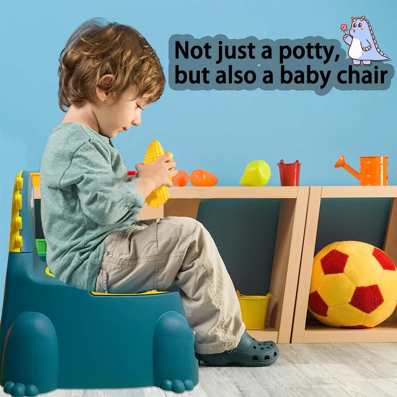 Kids Portable Potty Training Toilet, Cartoon Potty Training Seat, Toddler Potty Chair for Baby Boys and Girls, Non-Slip, PP 6