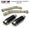 For Suzuki Hayabusa GSXR1300 2008-2017 Exhaust Pipe Motorcycle Exhaust System Muffler Escape Moto GSXR1300R Middle Connect Tube