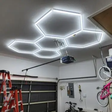 

1.7x2.5M Dropshipping Popularity Honeycomb Shape Barber Shop Lighting Hexagonal Led Light