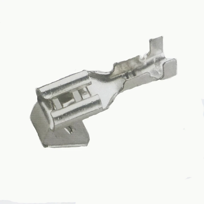 10/50pcs 4.8mm 6.3mm Spade Connectors Quick Disconnect Piggyback