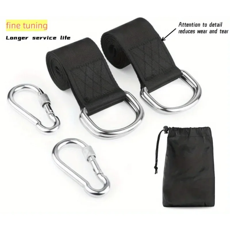 Fits All Swing Types Outdoor Swings Hammock Set Accessories1pc  Swing Sling Set  Camping Hammock Sling with  Carrying Pouch