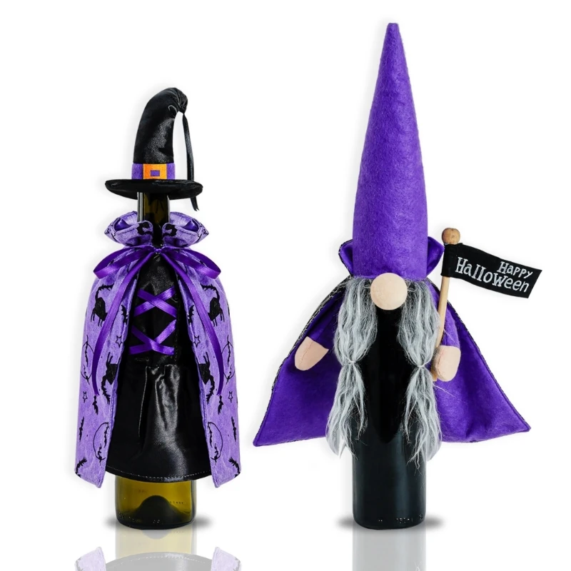 

Fashion forward Halloween Wine Bottle Covers for Home, Cafes,and Restaurants