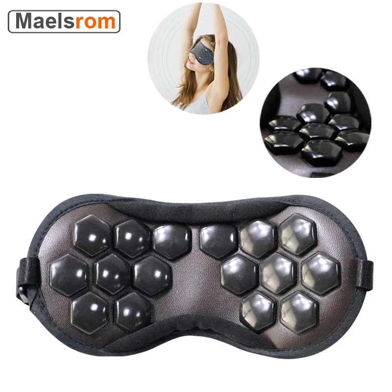 Eye Mask Tourmaline Heating Eye Massager Heat Therapy Germanium Infrared Relaxation Health Care Relieve Insomnia