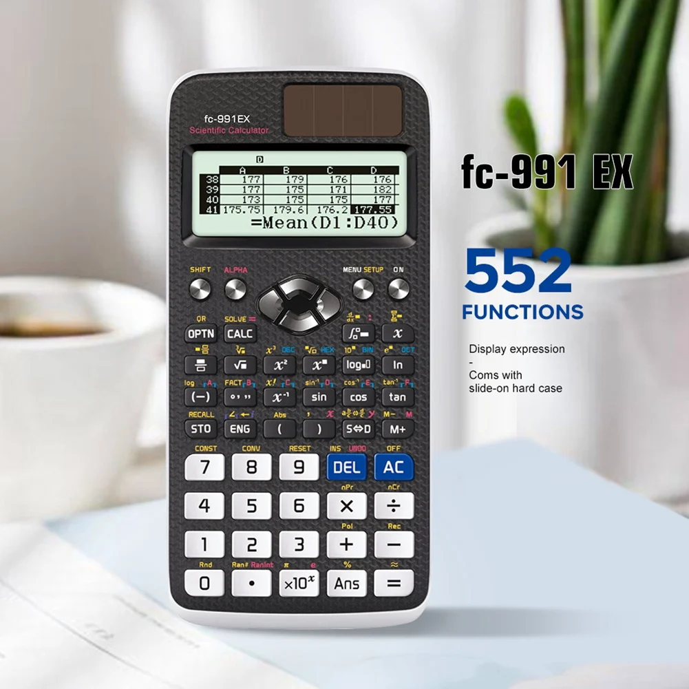 HJ-FX-991EX 과학용 계산기 552가지 기능 학생과 교사를 위한 기능성 계산기 A
