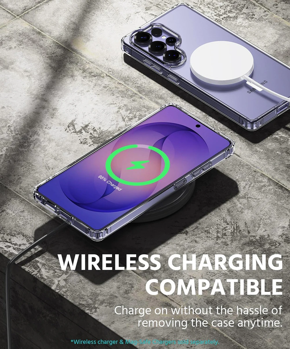 Magnetic Clear Shockproof Acrylic Phone Case with Soft Bumper and Hard Back