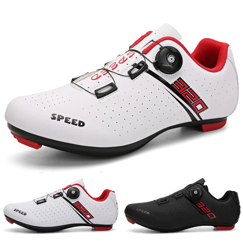 NewMenCyclingShoesSPDSpeedRoadCyclingSportsShoesRoadWith