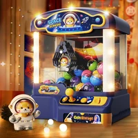 Doll Machine Coin Operated Play Game Mini Claw Catch Toy Machines Dolls Maquina dulces Children Interactive Toys Birthday Gifts 2