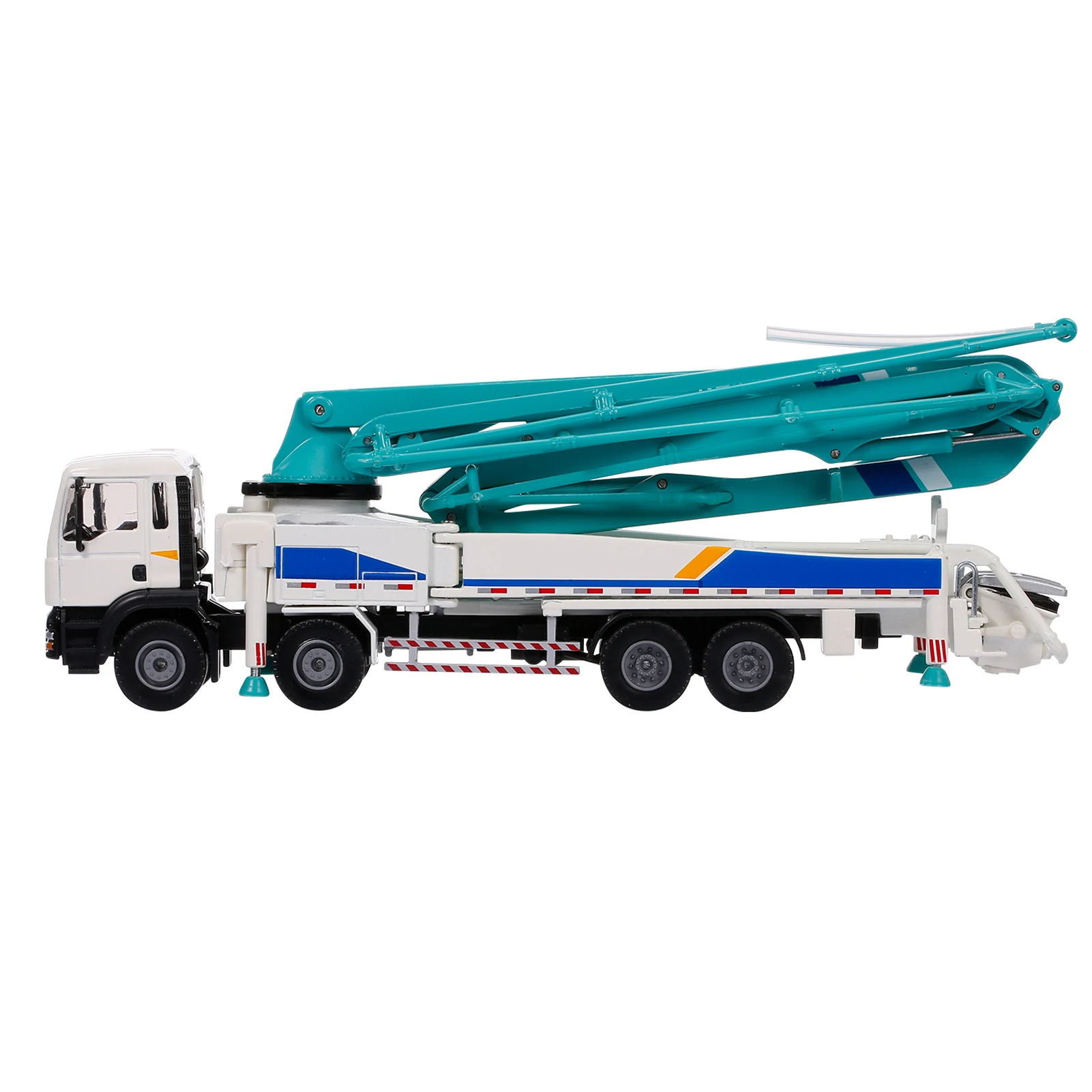 1:55 Alloy Car Truck Model Concrete Pump Truck Adult Metal Ornaments Children's Christmas New Year Gift Toys Concrete Pump Truck 3