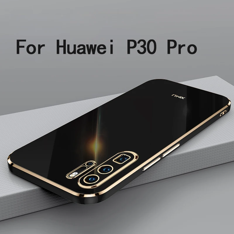 화웨이 P30 프로용 소프트 TPU 케이스, 지문 방지 카메라 보호 커버