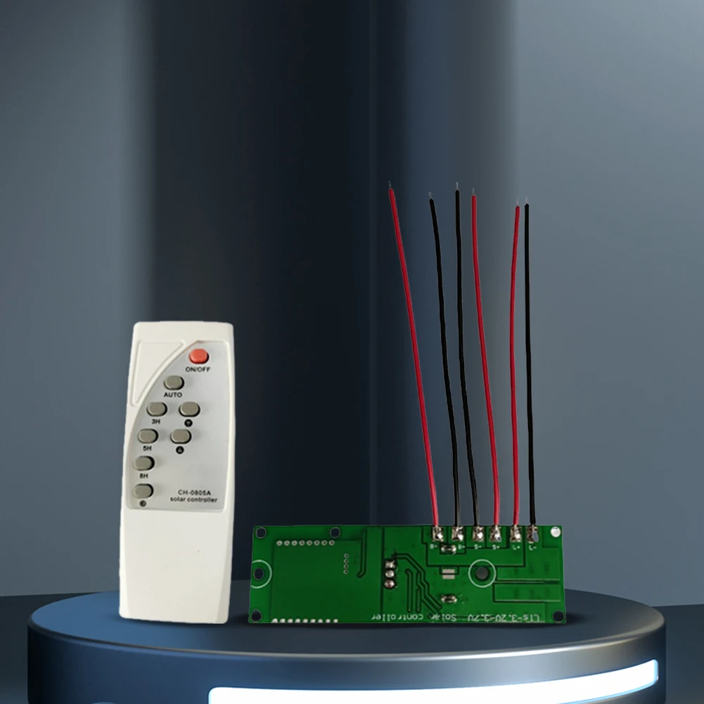 3.2V 3.7V Solar LED Driver Controller Board Microwave Radar Body Induction Solar Light Circuit Board with Remote Control