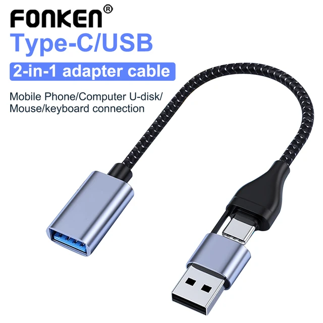 Adaptateur femelle/femelle pour relier 2 câbles USB type C, Adaptateurs