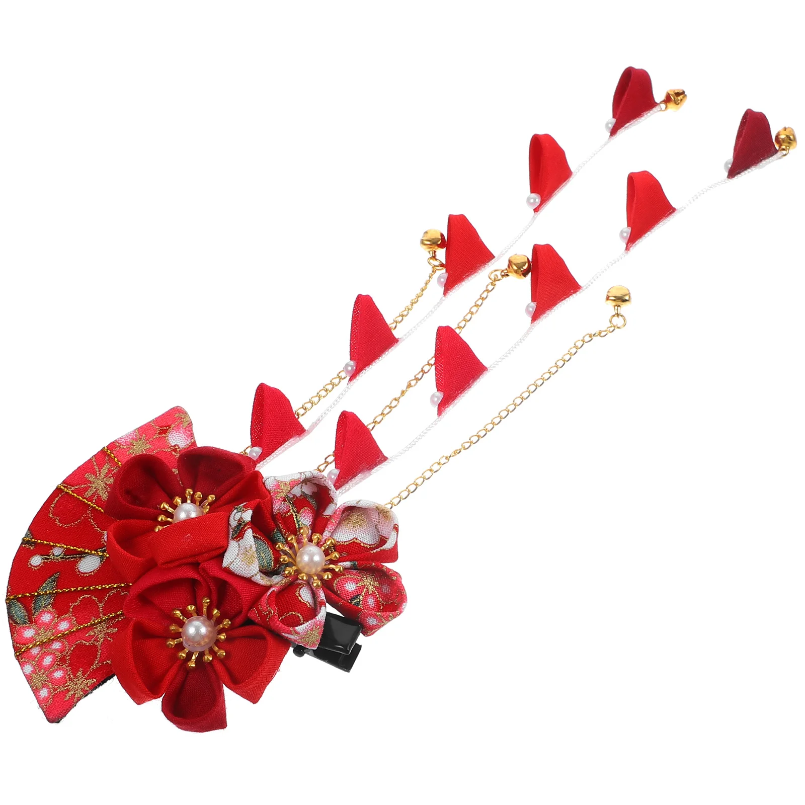

Hair Clip Tassel Flower Japanese Kimono Clips Hairpin Accessories Pin Hanfu Bridal Hairpins Long Barrette Girl Shape Fans Style
