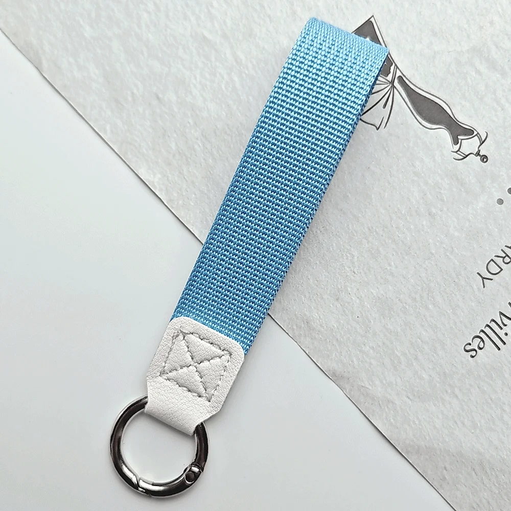 Toptan DIY Su Şişesi Anahtarlık Telefon Kurdelesi Kısa Kordon Anahtarlık Halkası Özel Logo Bileklik Askısı Örgülü Halat Anahtarlık Hediye