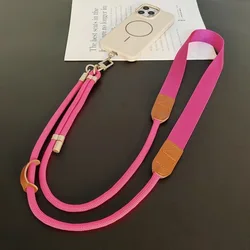 Enhanced Adjustable 360° Rotation Universal Phone Lanyard with Anti - Drop Clip (Pink)