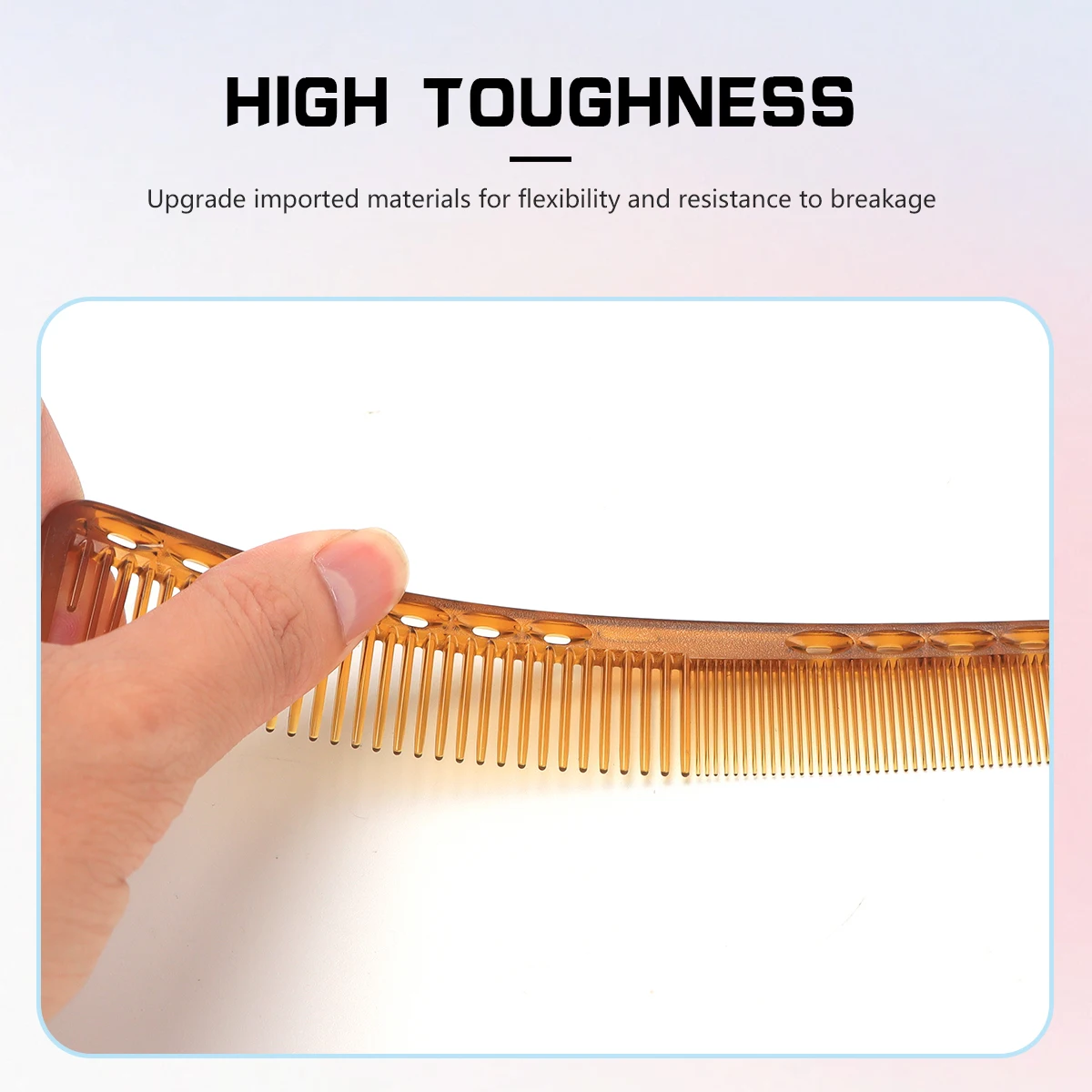 Multicolour Portable Anti-static Hair Combs Professional Barber Plastic Hairdressing Haicut Brush Salon Styling Tool Accessories 6
