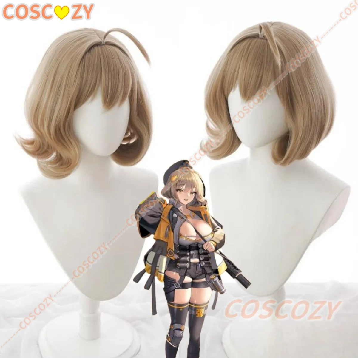 Anis Cosplay Wig Game GODDESS OF VICTORY:NIKKE Anis Game Cosplay Wig Nikki 30cm Brown Synthetic Hair + Free Wig Cap Gift - AliExpress 200000532