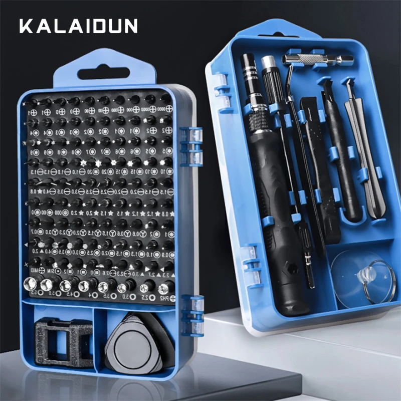 KALAIDUN 117/115/122 In 1 Screwdriver Set Precision Torx Hex Screw Driver Magnetic Screwdrivers Kit Phone Watch Repair Hand Tool manual planer