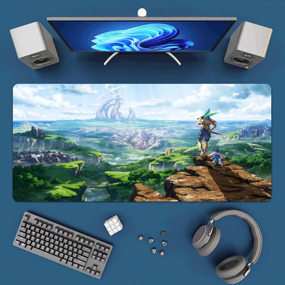 bilibili Anime Shangri-La Frontier Mousepad Office Large Mouse Mat Keyboard Mats Rubber PC Computer Game Big Anti-slip Mice Mat 3