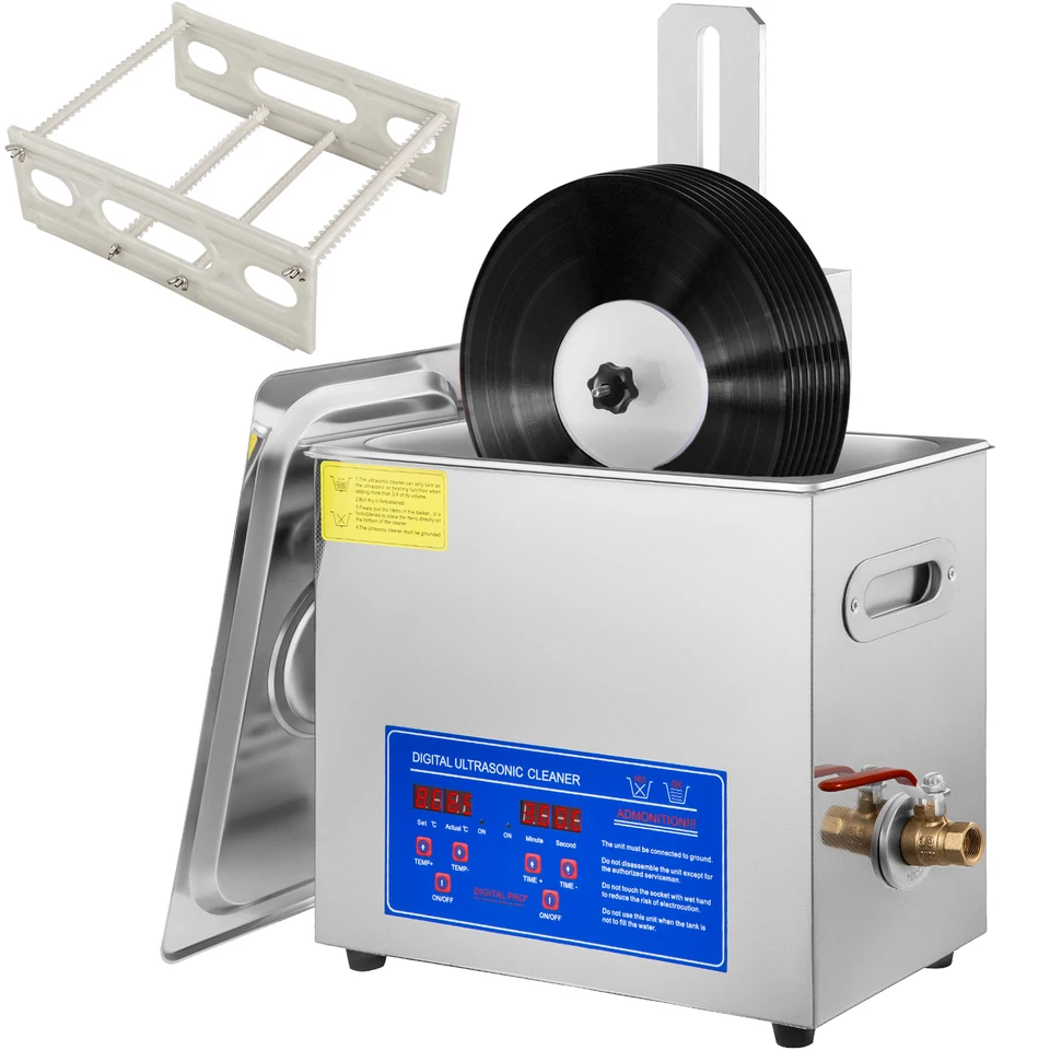 SucceBuy 6L Ultrasonic Vinyl Record Cleaner