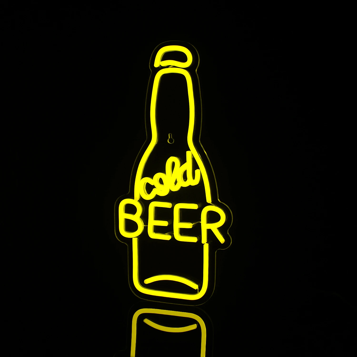 

Beer Neon Signs Beer Signs Yellow Neon Lights Wall Decor for Man Cave Bar Nightclub Beach Store Holiday Party Decor Neon