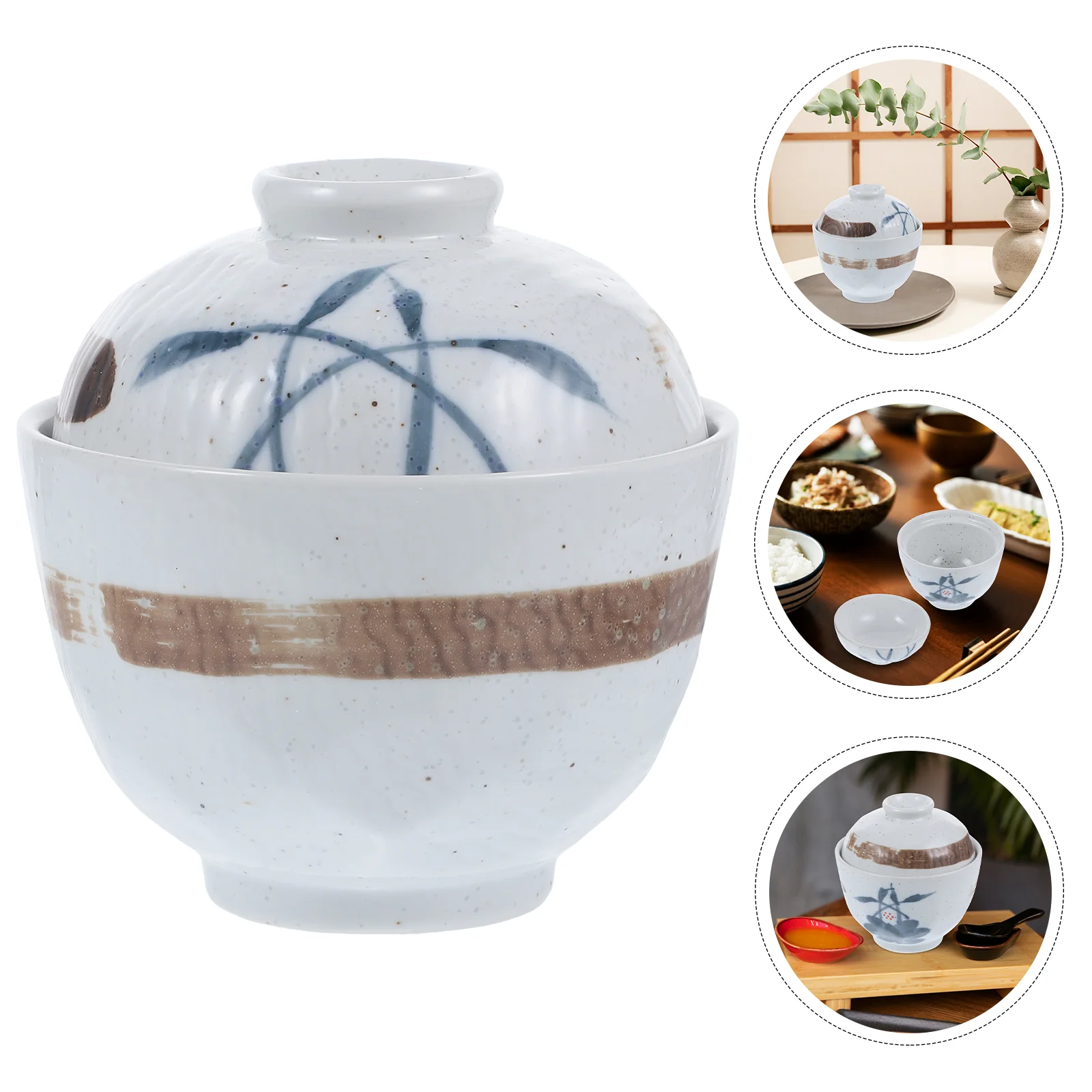 

Stew Bowl Soup Bowl Ceramic Bowl with Lid Stewing Ceramic Bowl Ceramic Cookware for Stewing