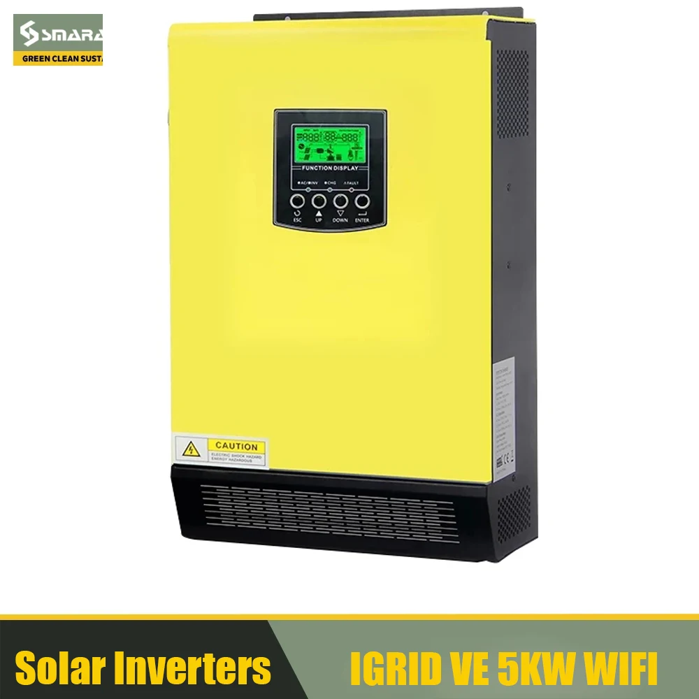 Smartadd 5000W Inverter Solari Hybrid Solaire Power 48V 230Vac Grid Legato Off Grid 80A Mppt Caricatore Solare 450V Dc Pv Input