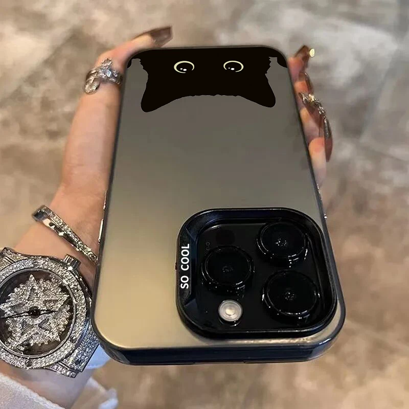 Adorable Black Cat Phone Case Cover
