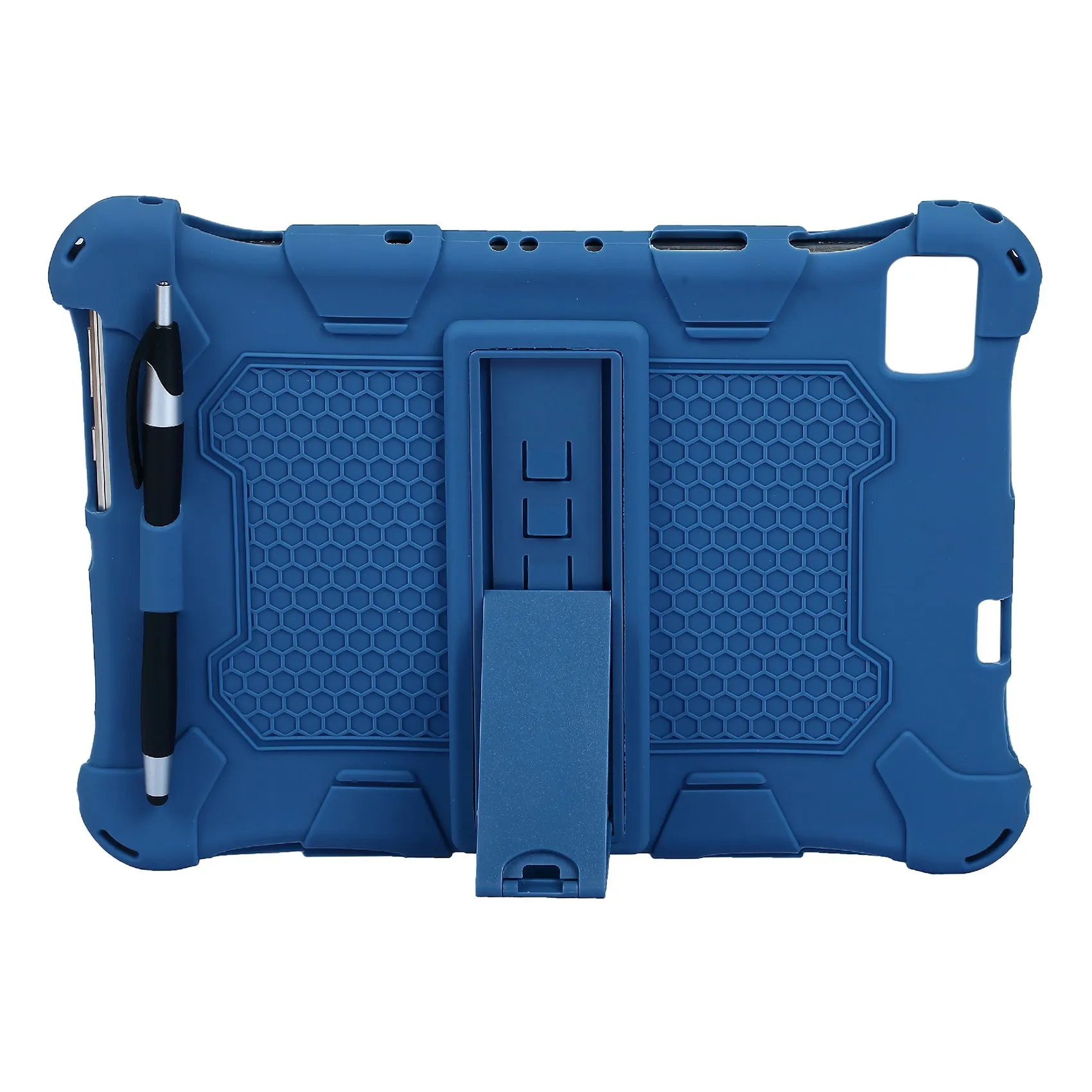 

Case for Teclast M40 P20HD P20 10.1 Inch Tablet Silicone Case Adjustable Tablet Stand for Teclast P20HD(Blue)