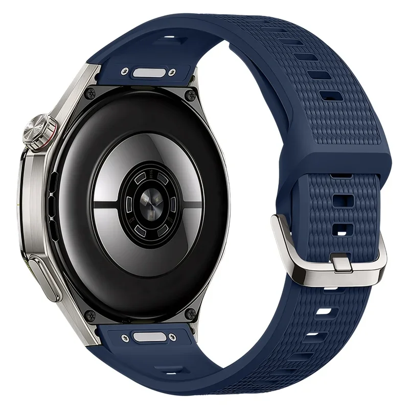 Enhanced Product Title: Premium No Gaps Silicone Strap - Breathable Replacement Bracelet Band