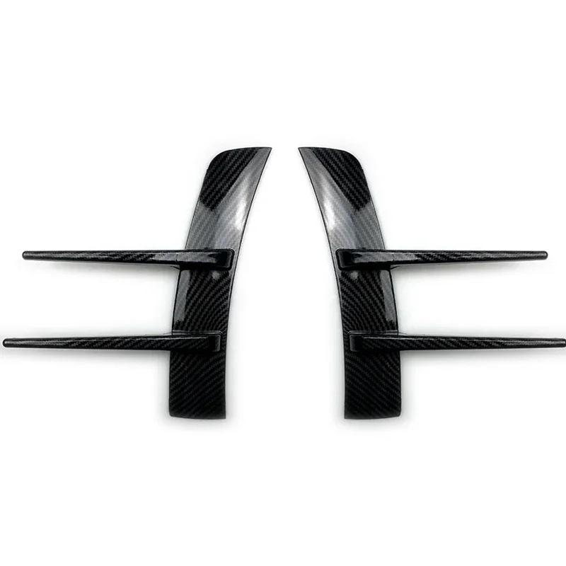 Car Front Rear Bumper Side Air Vent Splitter Spoiler Canard Trim Accessories 2Pcs