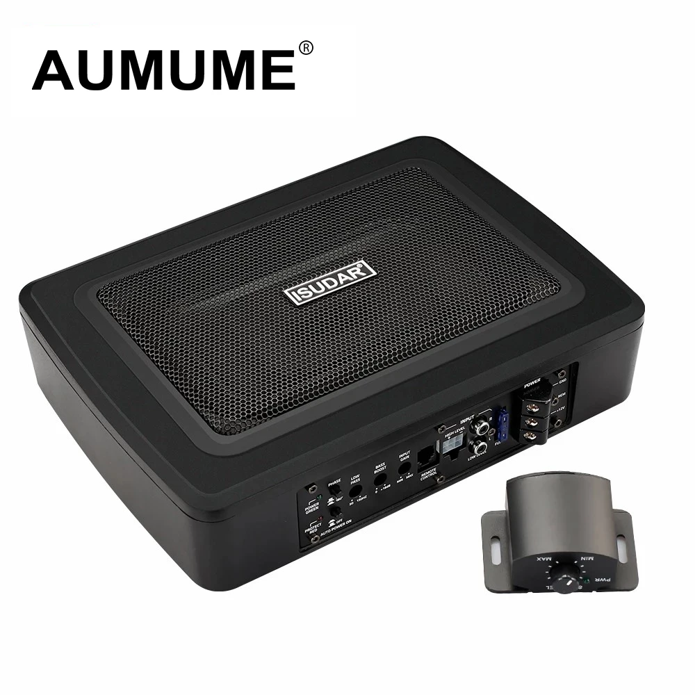 Hates effektivitet Tag telefonen Isudar Su6901 Car Subwoofer Amplifier Built-in Power Active High And Lower  Level Hifi Auto Audio Bass Seat Slim 150w 6*9" - Subwoofers - AliExpress