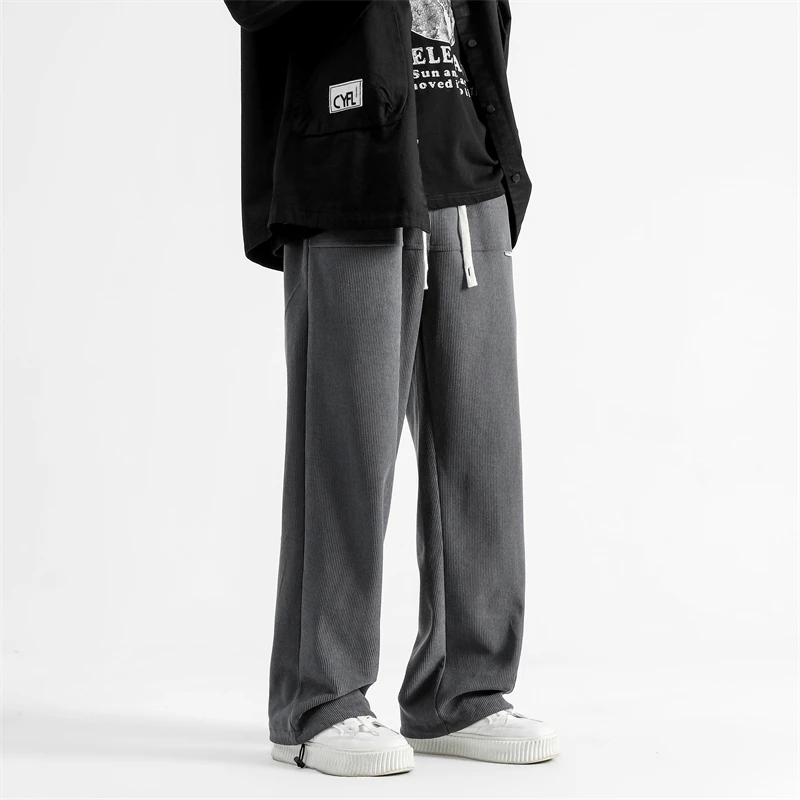 Casual leggings for men's spring and autumn loose pants, trendy and versatile