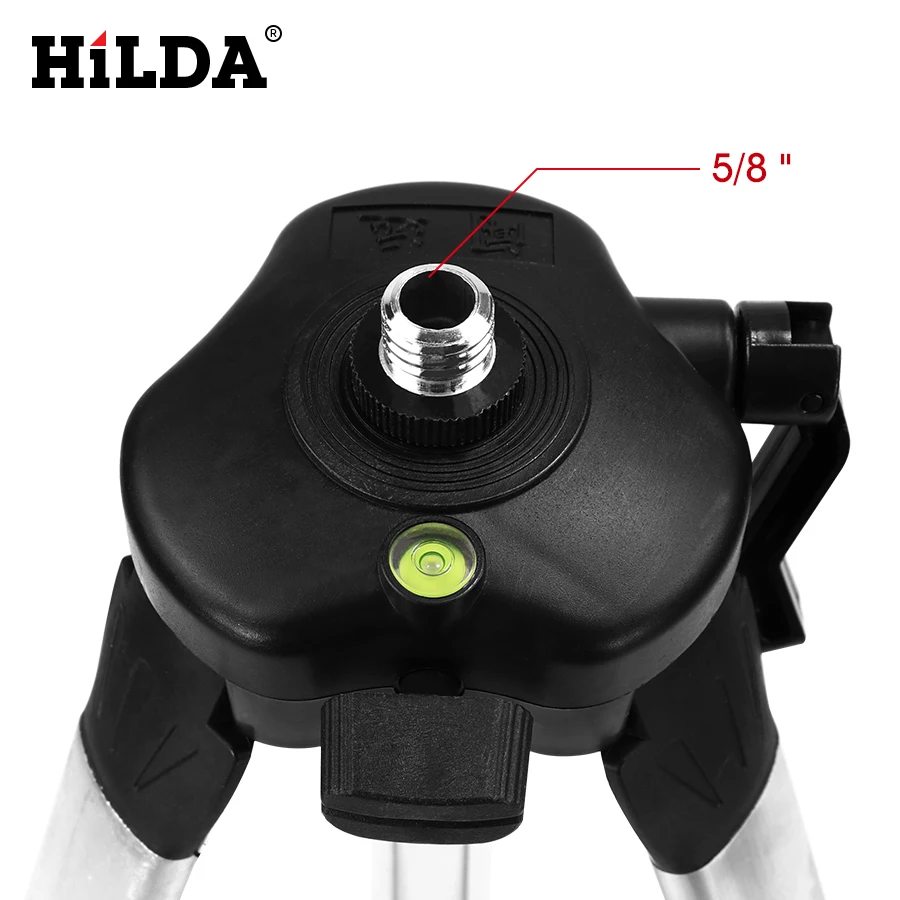 HILDA Laser Level Tripod Adjustable Height Thicken Aluminum Tripod Stand For Self leveling images - 6