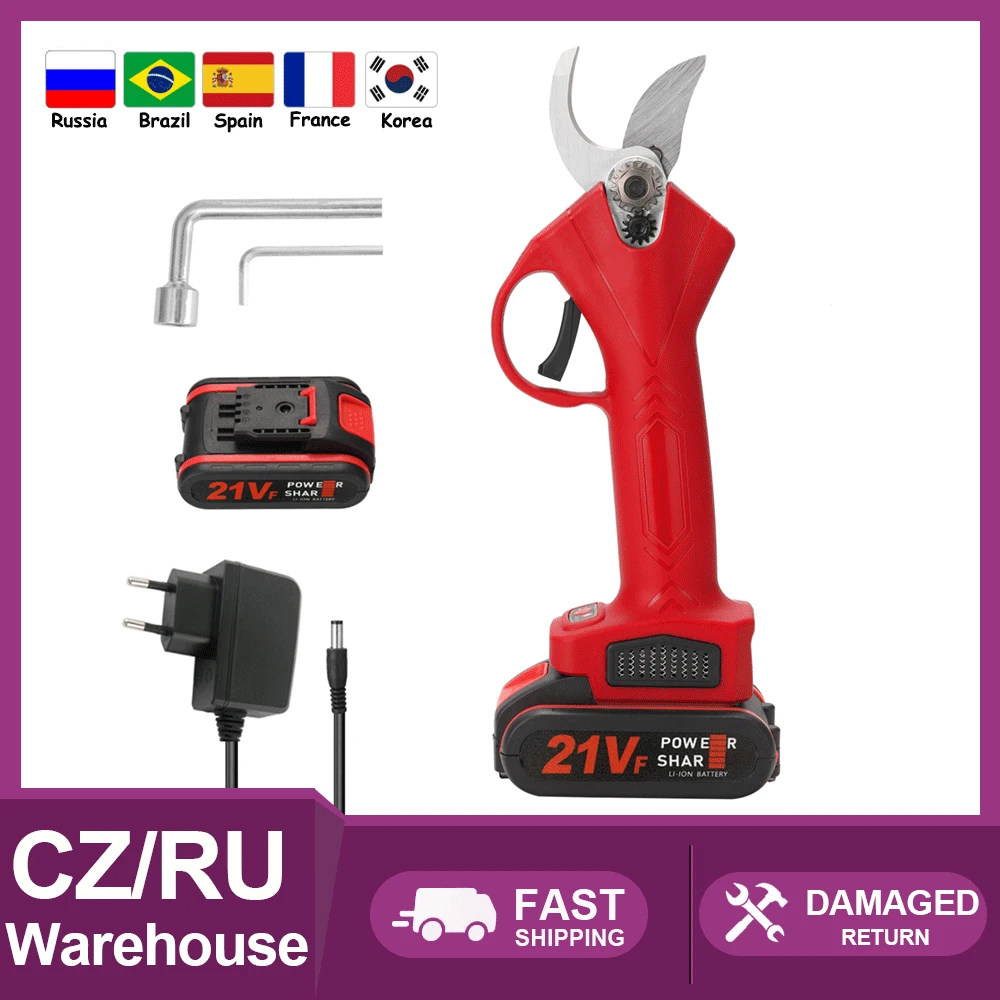 Cordless Electric Pruning Shears Pruning Garden Scissors Bonsai Tree